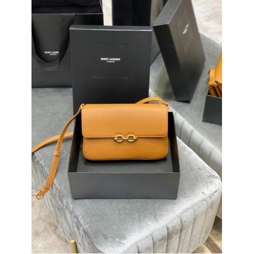 YSL LE MAILLON SIMA BŐR TÁSKA 6497952 Sárgabarack