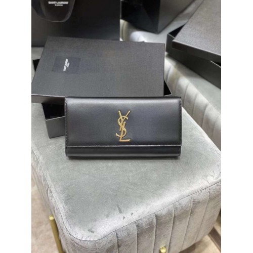 YSL Saint Laurent közepes Kate táska Y306078 fekete