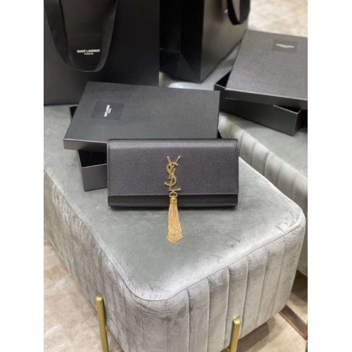 YSL Saint Laurent Közepes Kate Táska Y306080 Feketearany Szerelvények