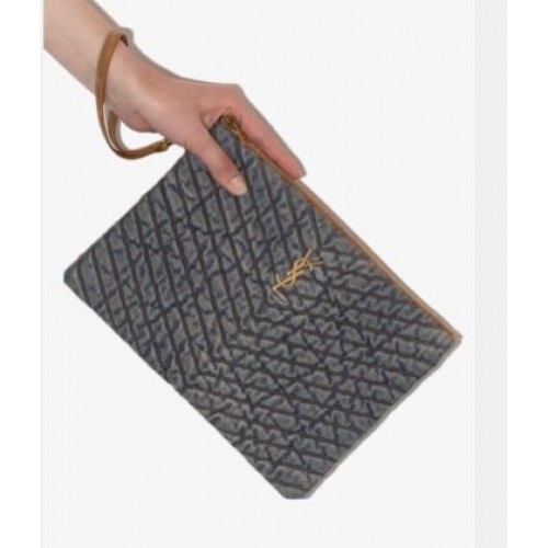 Yves Saint Laurent DENIM POCHETTE táska 577455 kék