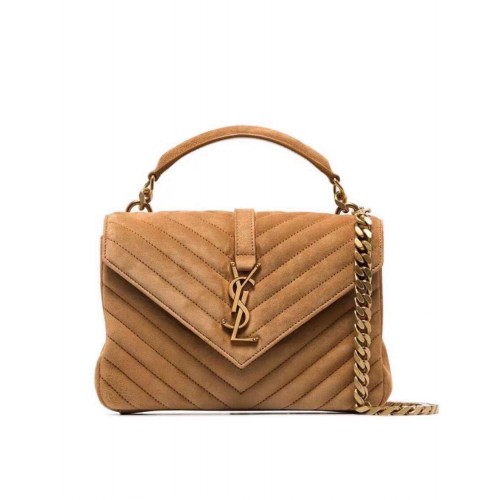 Yves Saint Laurent COLLEGE MEDIUM steppelt velúr 600279 barna