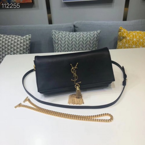Yves Saint Laurent borjúbőr válltáska 604276 fekete