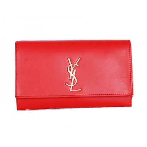 Yves Saint Laurent Klasszikus Monogramos Kézitáska Y7131 Piros