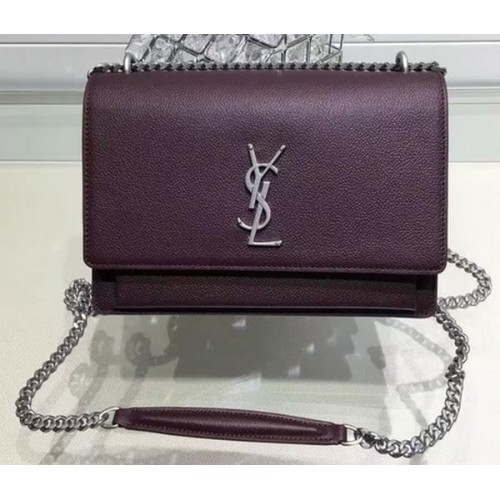 Yves Saint Laurent Crossbody Válltáska Y13927 Lila