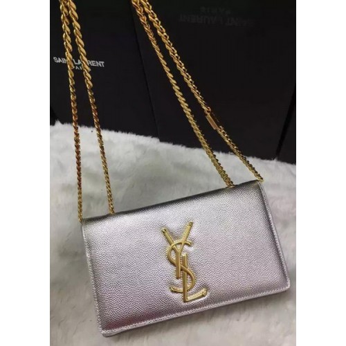 Yves Saint Laurent Crossbody válltáska Y9015 Ezüst
