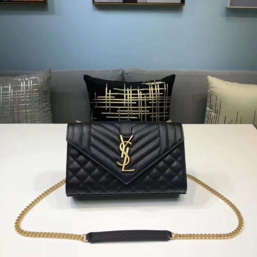 Yves Saint Laurent Boríték Mini Klasszikus Táska 526286 Fekete
