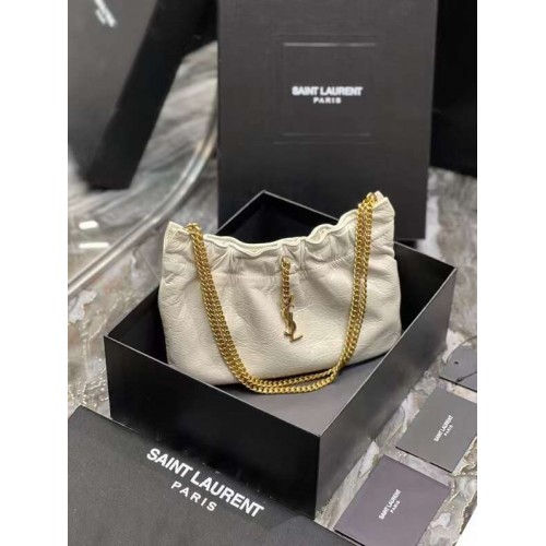 Yves Saint Laurent GABY TÁSKA STEPPELT BÁRÁNYBŐRBŐL 581632 BÉZS