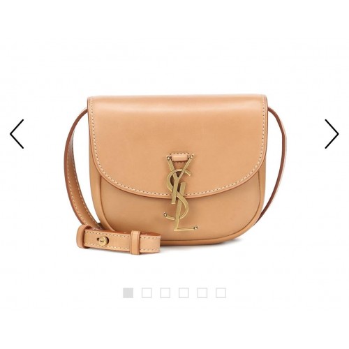 Yves Saint Laurent KAIA KIS SIMA BŐR TÁSKA BARNA ARANY 61974