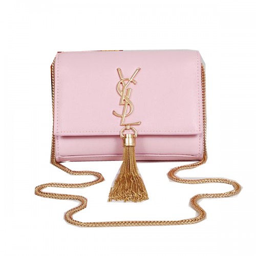 Yves Saint Laurent MINI Monogramme Crossbody Válltáska Világos Rózsaszín