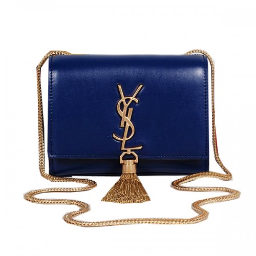 Yves Saint Laurent MINI Monogramme Cross-body válltáska Royal