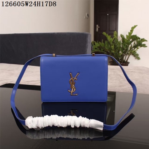 Yves Saint Laurent Monogram Crossbody Válltáska 126605 Kék