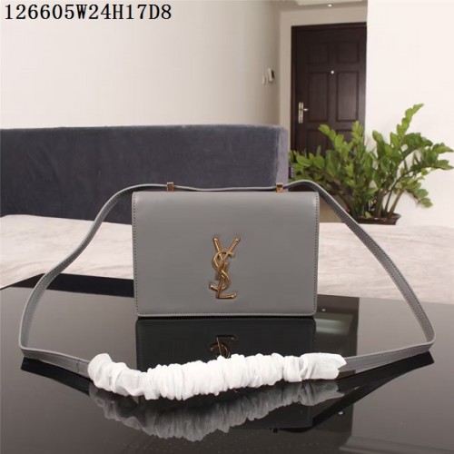 Yves Saint Laurent Monogram Crossbody Válltáska 126605 Szürke