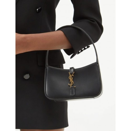Yves Saint Laurent eredeti bőr mini válltáska LE5A7 fekete