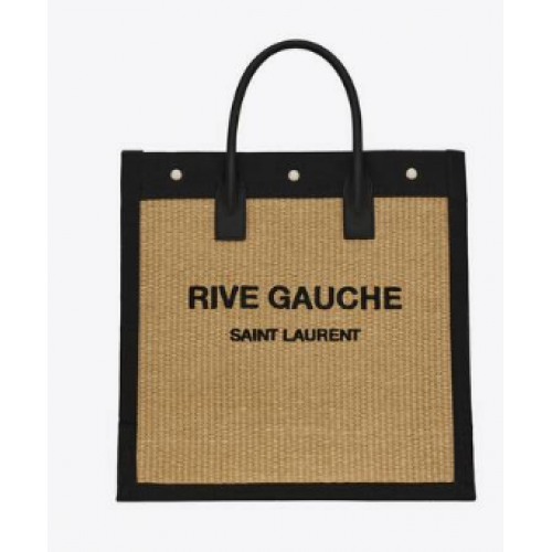 Yves Saint Laurent RIVE GAUCHE N/S PAMUT BEVÁSÁRLÓTÁSKA 9E1070 Bézs
