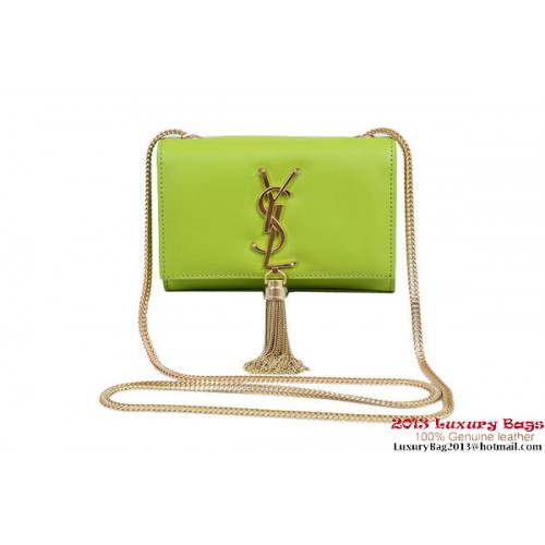 Yves Saint Laurent Kis Monogramme Crossbody Válltáska 1834B Zöld