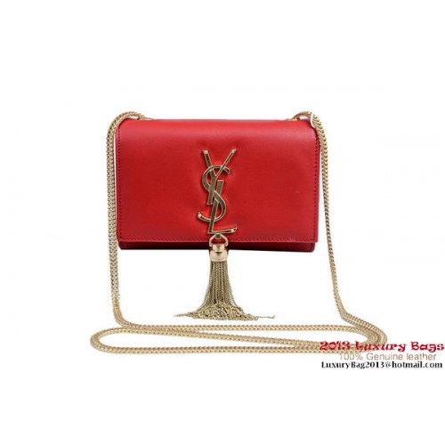Yves Saint Laurent Kis Monogramme Crossbody Válltáska 1834B Piros