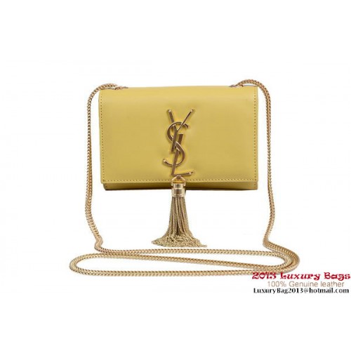 Yves Saint Laurent Kis Monogramme Crossbody Válltáska 1834B Sárga