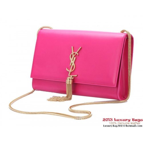 Yves Saint Laurent Kis Monogramme Crossbody Válltáska Y042 Barackszínű