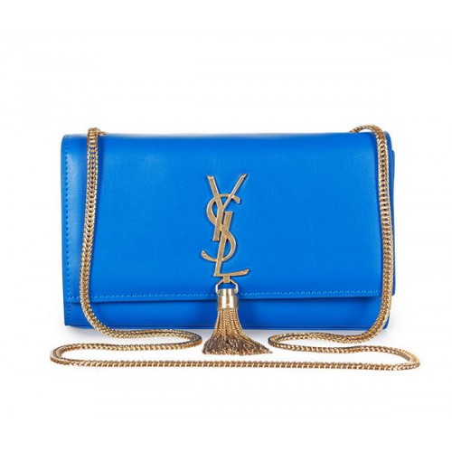 Yves Saint Laurent Mini Monogram Crossbody Válltáska 326076 Kék