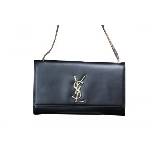Yves Saint Laurent mini Monogram Sima Bőr Válltáska Y009 Fekete