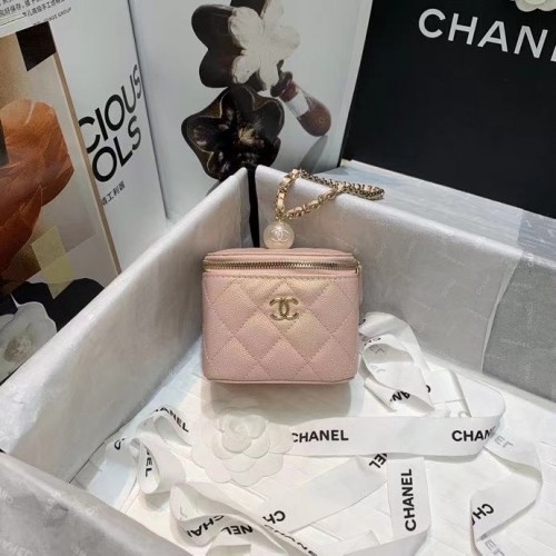 Chanel kis mosdóasztal lánccal AP2118 rózsaszín